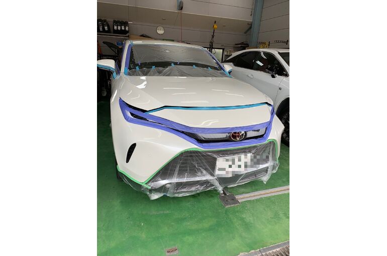 新車ハリヤー磨きコーティング